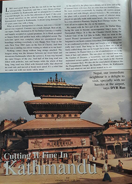 Cutting It Fine In Kathmandu Book